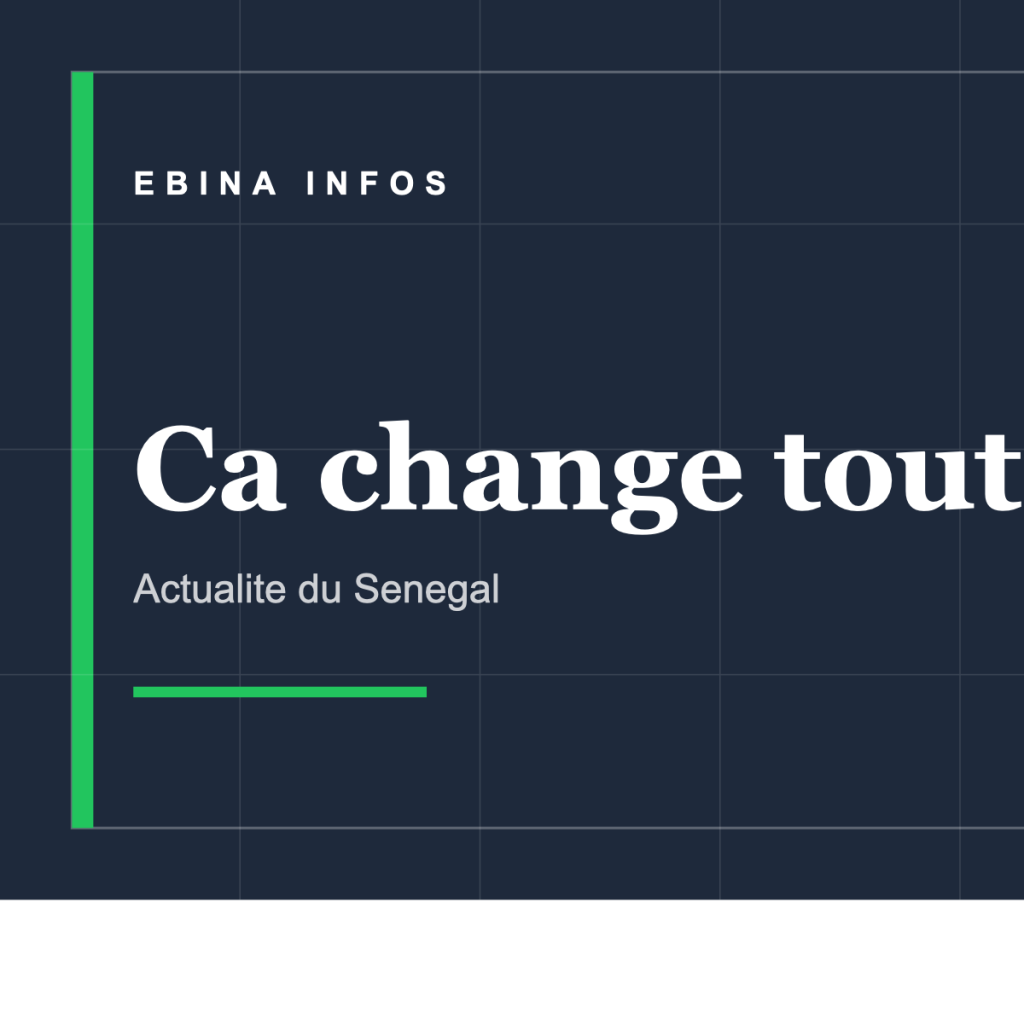 Ebina Infos - Ca change tout